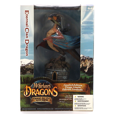 McFarlane's Dragons Quest For The Lost King Eternal Clan Dragon 2004 New In Box