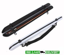 4/4 Violin Bow Case White Violin Bow Box Carbon Fiber Cases Hold 2Pcs with Strap