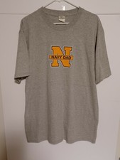 M.J.SOFFE NAVY SHORT SLEEVE T SHIRT SIZE-L NAVYDAD MADE IN USA- NWT