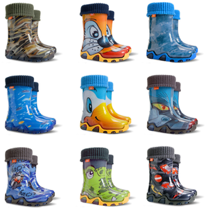 toddler lined rain boots