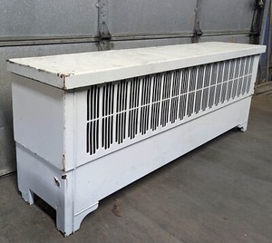 2 avail 60"W Antique Vintage Old Steel Metal Radiator Heater Cover Case Cabinet