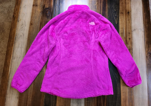 The North Face Jacket Girls Hot Pink Full Zip Denali Fuzzy Sz XL - Picture 2 of 12