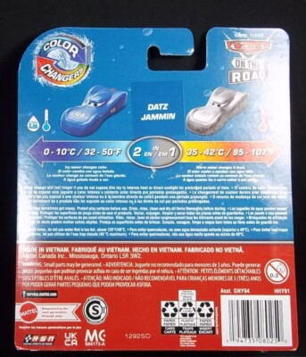 踊る カーズ Disney Pixar CARS Color Changers On the Road Datz Jammin NEW | eBay