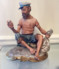 Capodimonte porcelain Sailor Fisherman by D.BONALBERTI