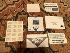 Galoob Model 7359 GameBoy Game Genie inserts instruction Manual booklet