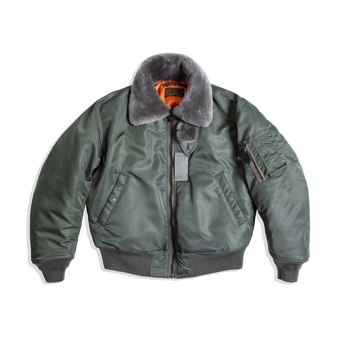 Red Tornado USAF B-15D Flight Jacket Winter Military Bomber Pilot