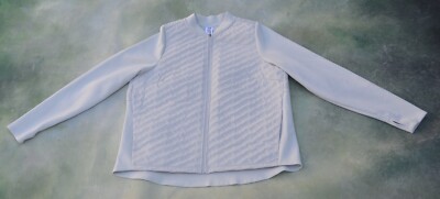 Avia Women's Gray Full Zip Jacket Size XXL (20).