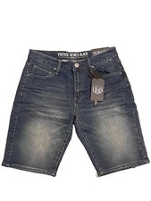 VGB Vintage Genes Black French Terry Denim Slim Fit - Size 30 NWT BLUE