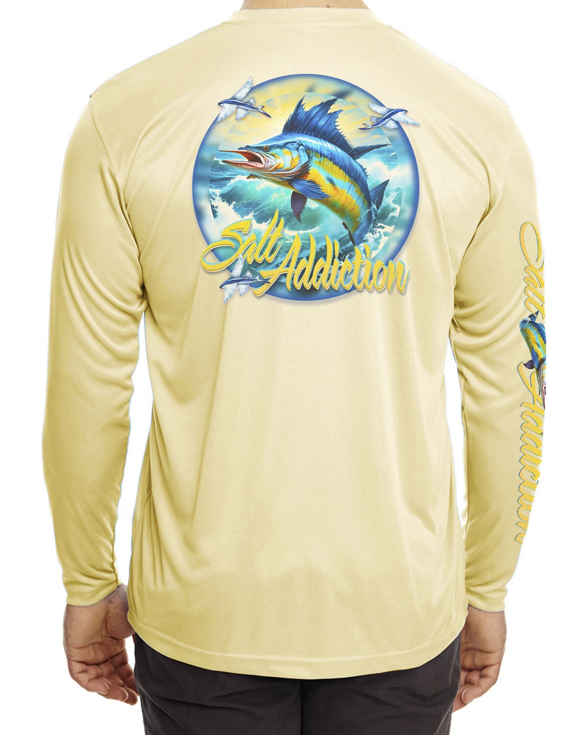 Sailfish Fishing Performance t shirt Salt Addiction long sleeve 50+ uv
