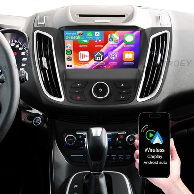 For Ford Escape 2013-2019 C-MAX Android 15 Car Stereo Radio GPS NAVI BT Carplay