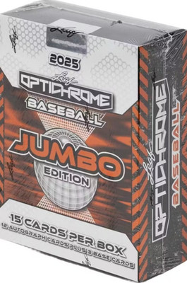 2025 Leaf Optichrome Baseball MLB Factory Sealed Jumbo Hobby Box