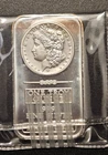 1 oz Silver Bar Morgan Head Made in The USA Troy Ounce .999 Fine