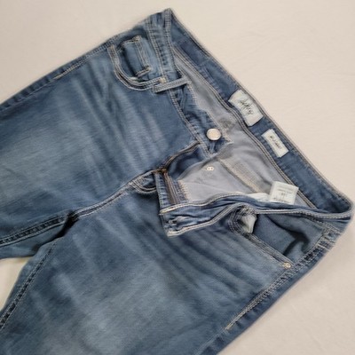Daytrip Mila Skinny Jeans Womens 36R Blue Denim Stretch Embroidered Pockets