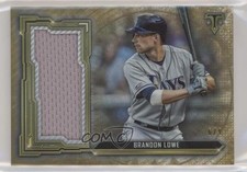 2020 Topps Triple Threads Single Jumbo Relics Gold 6/9 Brandon Lowe #SJR-BL x5u