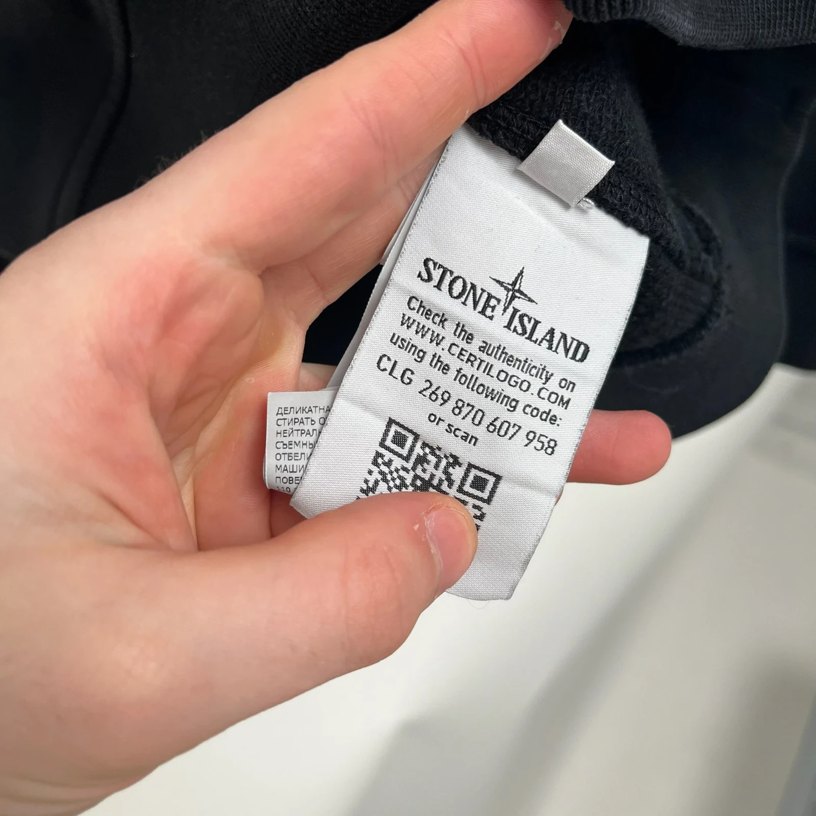 Stone Island Black Crewneck Jumper image 4