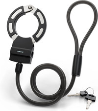 Lucchetto per Manette Da Bicicletta, 110 Cm, in Acciaio, 8 Mm, per Bicicletta, E