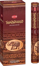- Sandalwood Incense Sticks - Pack of 6 - 120 Count - 301G