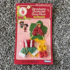 Vintage 1982 Strawberry Shortcake Berry Wear Outfits Set NIP Kenner Sealed