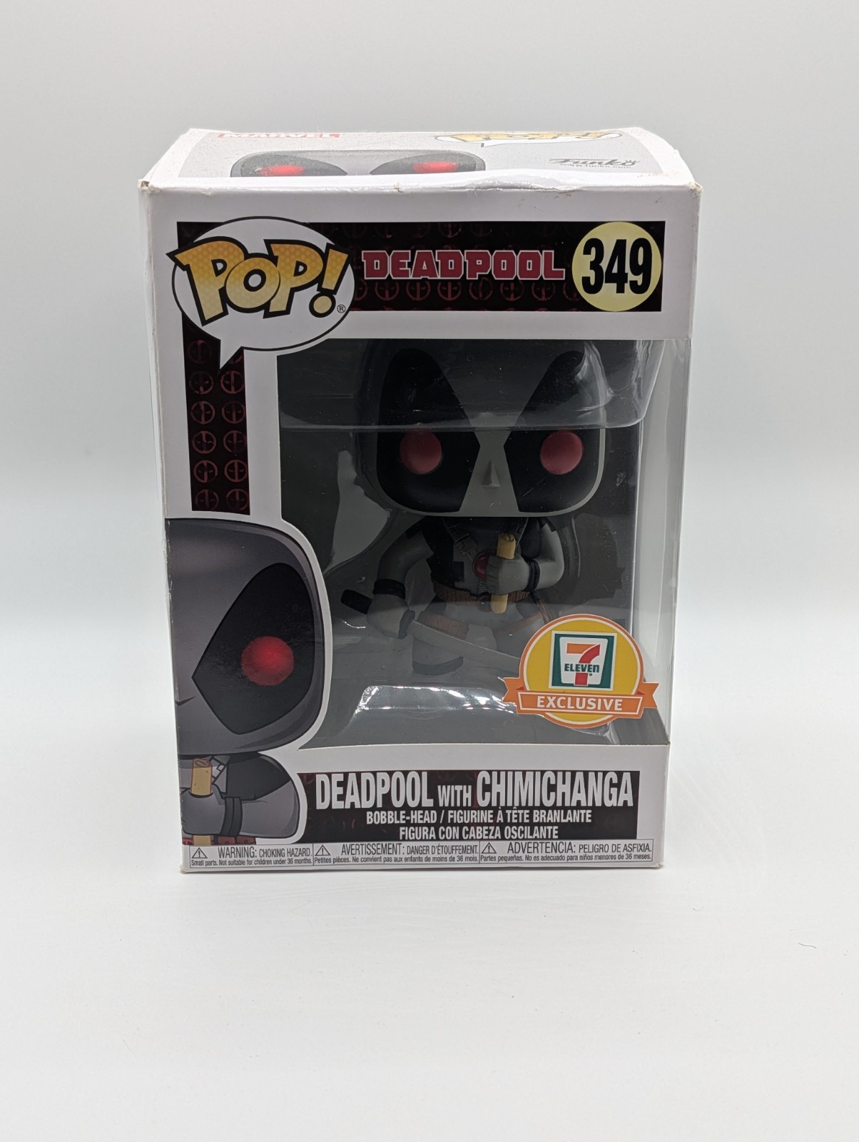 Funko Pop! Vinyl: Marvel - Deadpool with Chimichanga - 7-Eleven (Exclusive) #349