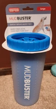 Dexas Mudbuster Portable Dog Paw Cleaner, Paw Washer, Blue, Large - NEW!!