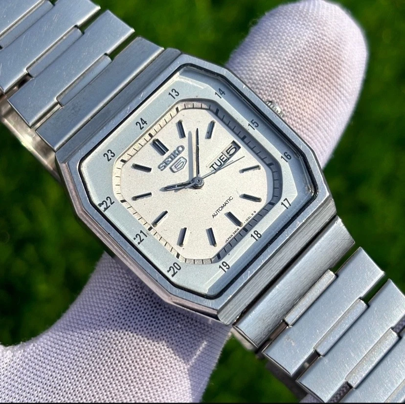 Seiko 5 Silver Wristwatches for sale | eBay