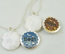 Stars  Moon "Best Friends" Necklace Set for 2