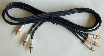 Hama Premium Komponenten Kabel vergoldet 3x Cinch YPbPr RGB Video - Länge 1,5 m