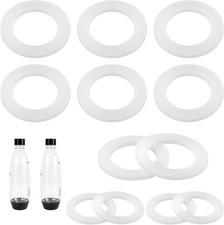 Sealing Gasket Replacement Set for Sodastream Bottles - 12 Soft Silicone Rings