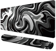 Large Gaming Mouse Pad Extended Desk Mat Non Slip Stitched Edge