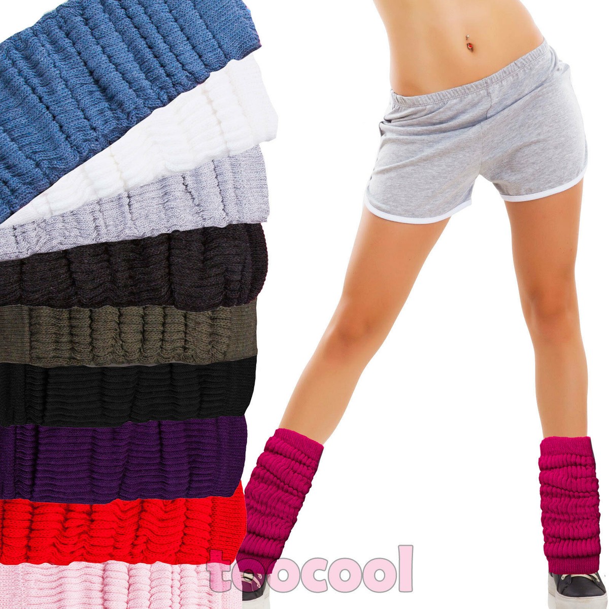 Scaldamuscoli Unisex Toocool - Maglia Acrilica Elasticizzata, Taglia Unica - Per Danza, Yoga, Inverno - Foto 9