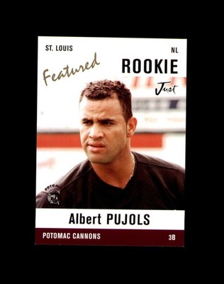 2004 Just Featured Rookie #AP4 Albert Pujols Potomac Cannons Insert *2685