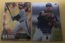 (2) diff Orlando Merced/ Japanes Baseball card set / Puerto Rico