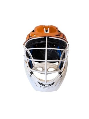 Orange XRS lacrosse helmet