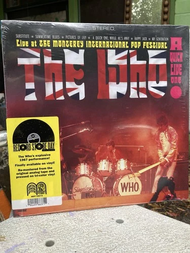 The Who – Live at Monterey Pop Festival 1967 RSD 2020 Tri-Color Vinyl Sealed