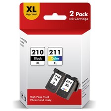 PG-210XL CL-211XL Ink Cartridges For Canon 210 PIXMA MX350 MX360 MP280 MP480 495