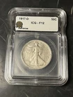 1917 d walking liberty half dollar reverse F