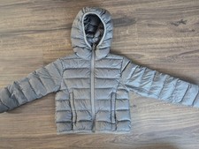 Cabela's Gray Puffer Jacket Youth Size Extra Small Full Zip