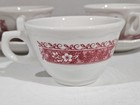 Vtg~Syracuse China~Restaurantware~Strawberry Hill~ Set of 4~Teacup & Saucers~USA — photo 5