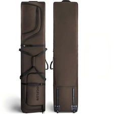 Jogflow 360 Padded Ski Bag Wheels Khaki 175cm Waterproof