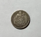 1890 Seated Liberty Dime