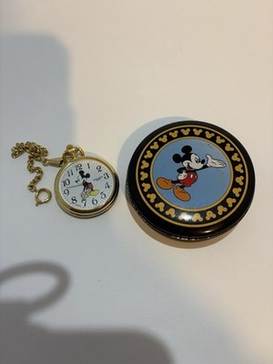 ※ Beegle Mickey Mouse Pocket Watch Mickey Mouse Cartoon Character Bronzetone Pocket Watch - Walmart.com