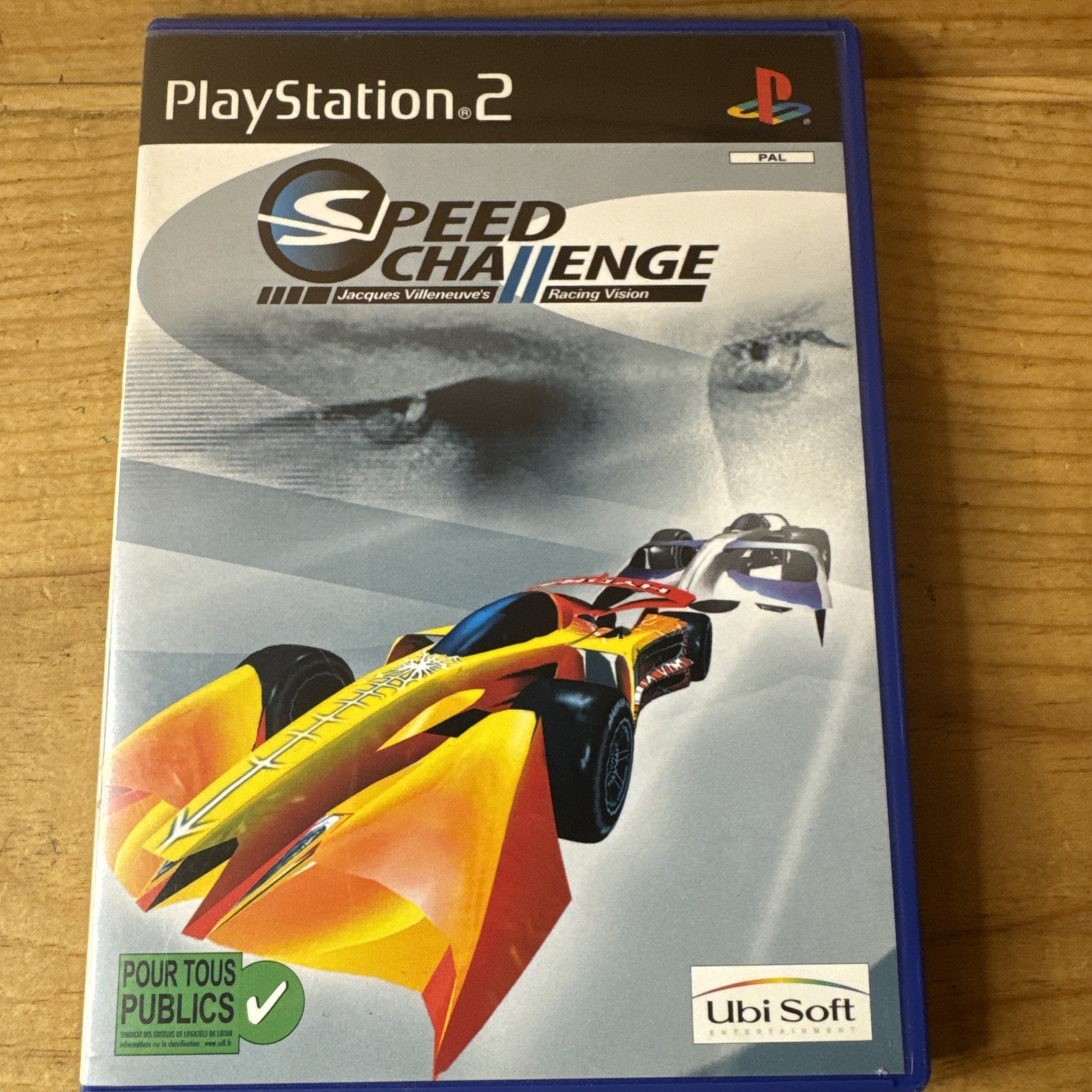Speed Challenge Jacques Villeneuve's Racing Vision Sony Playstation 2 PS2 PAL FR