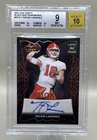 ‼️2021 Leaf Trinity Trevor Lawrence Black Spectrum Bronze Auto RC BGS 9 Jaguars