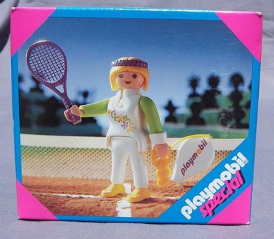Playmobil 4509 Tennisspielerin Sport Schläger Ball Rolland Garros BOX NEU