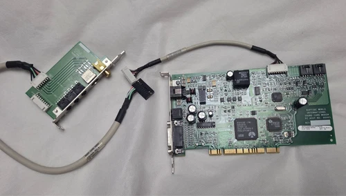 VINTAGE HP Riptide Sound Card Modem PCI RiserBoard w/ AV RiserCard Daughterboard