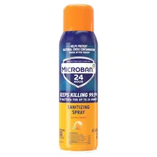 MICROBAN Disinfectant Spray, 24 Hour Antibacterial and  Sanitizing Spray