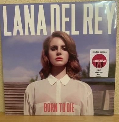 Lana Del Rey Vinyl  Born to Die  Red Limited Edition Target Exclusive Record  