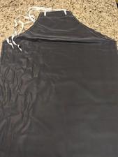 Ansell AlphaTec 56-402 Neoprene Apron 35" x 45" Black/Gray Protective Lot of 1