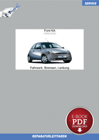 PDF Ford KA (1996-2008) Reparaturanleitung Fahrwerk, Bremsen, Lenkung