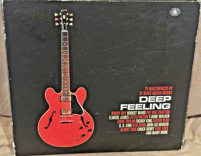 Deep Feeling: 3 CD set w/ 75 blues tracks -- Guitar featured -- older blues